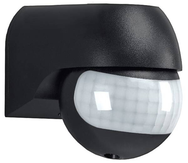 Detektor pohybu Solight vonkajšie, PIR, nástenný čierny