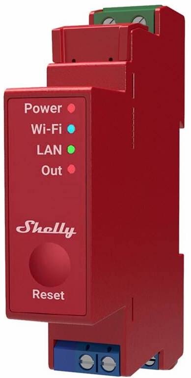 Modul Shelly Pro 1PM, spínací modul na DIN lištu, meranie spotreby, WiFi