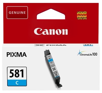 Cartridge Canon CLI-581 C, 250 strán azúrová farba