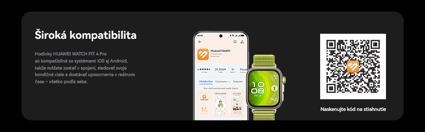 Inteligentné hodinky Huawei Watch Fit 4 Pro zelené Inteligentné hodinky Huawei Watch Fit 4 Pro zelené