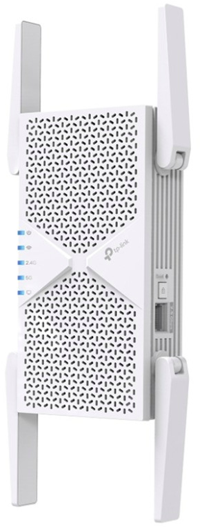 Wi-Fi extender TP-Link RE405BE Wi-Fi 7 BE6500 pre rozšírenie bezdrôtovej siete, biely