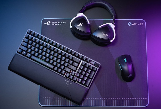 Klávesnica Asus ROG Strix Scope II 96 Wireless (ROG NX Snow), CZ/SK čierna Klávesnica Asus ROG Strix Scope II 96 Wireless (ROG NX Snow), CZ/SK čierna