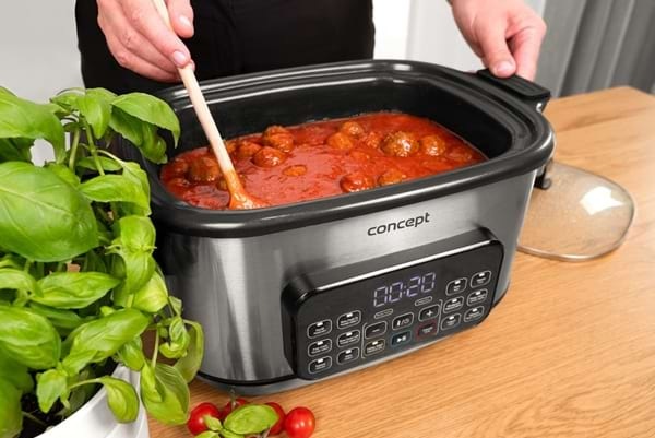 Multifunkčný hrniec Concept CK9000, 6 l nerez
