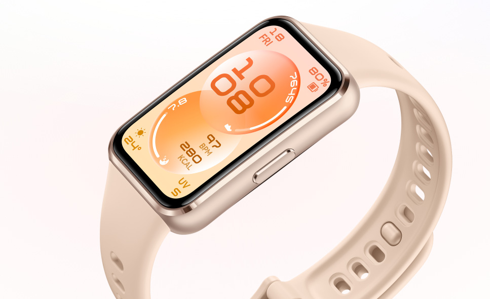 Fitness náramok Huawei Band 11 Metal biele Huawei Band 11 je tenký 8,99 mm
