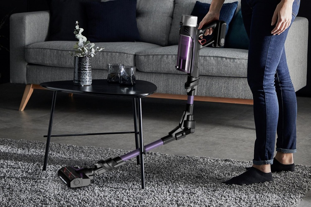 Tyčový vysávač Rowenta RH2039WO X-Force Flex 9.60 Allergy 3 v 1, 100 AW fialový Tyčový vysávač Rowenta RH2039WO X-Force Flex 9.60 Allergy 3 v 1, 100 AW fialový