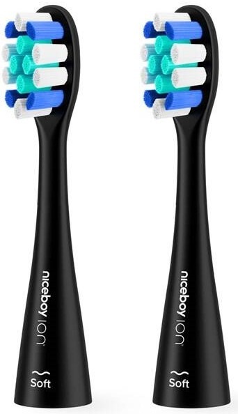 Náhradné hlavice Niceboy ION Sonic Lite Soft black (2 ks)
