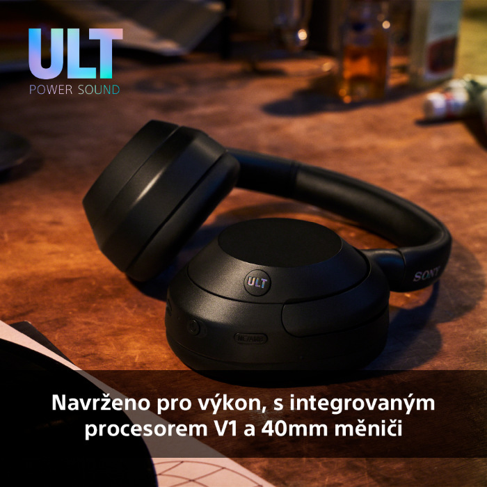 Slúchadlá Sony ULT WEAR - Prodloužená záruka zdarma po registraci sivá/zelená Slúchadlá Sony ULT WEAR - šedá/zelená
