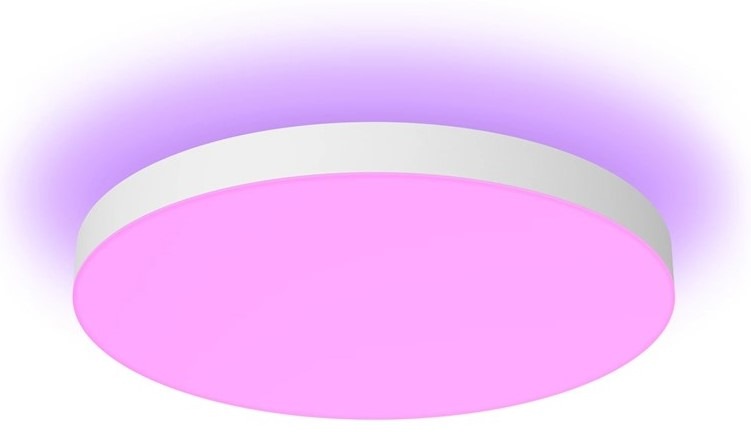 Stropné svietidlo Philips Hue Datura, Slim, S - biele