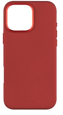 Kryt na mobil FIXED MagLeather s podporou MagSafe na Apple iPhone 16 Pro Max červený