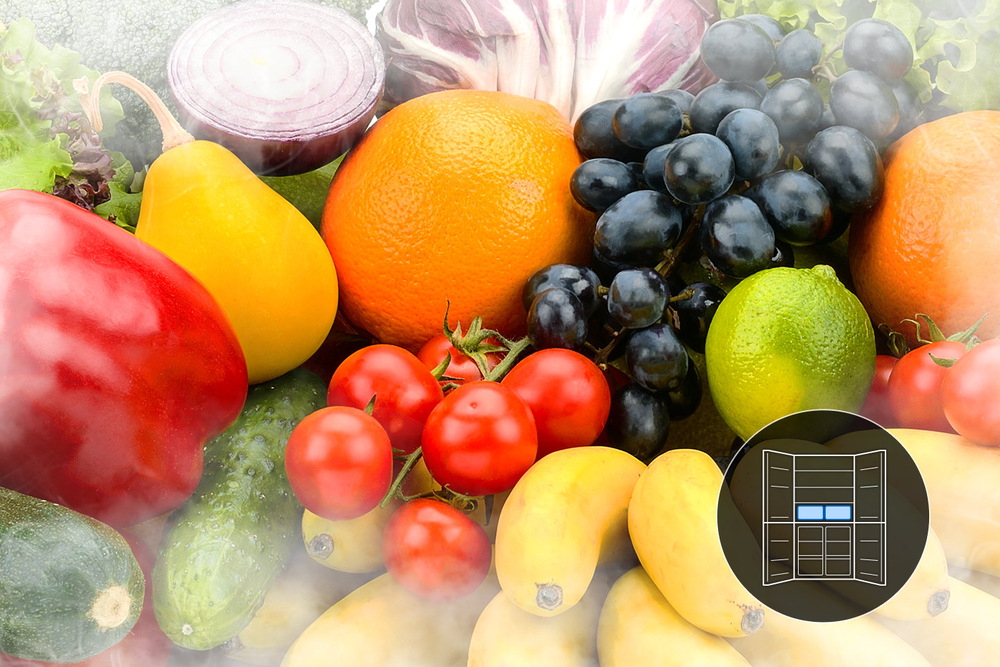 Čerstvé ovocie a zelenina - zásuvka Fresh Zone