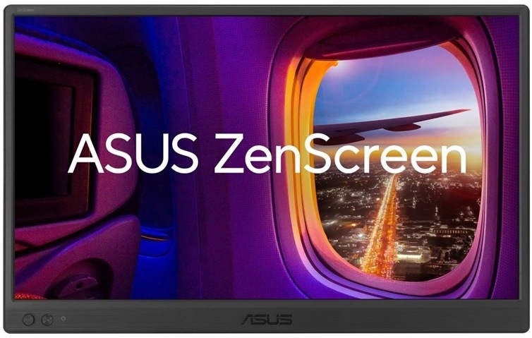 Prenosný monitor Asus ZenScreen MB169CK, čierna farba