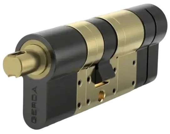 Cylindrická vložka Tedee GERDA EXXO SMART 31-62 mm/31-62 mm čierna Adaptér cylindrickej vložky EXXO SMART pre kompatibilitu so šikovnými zámkami tedee GO a GO2