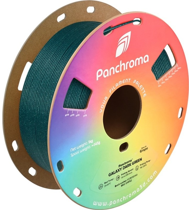 Filament Polymaker Panchroma PLA Galaxy zelenej farby