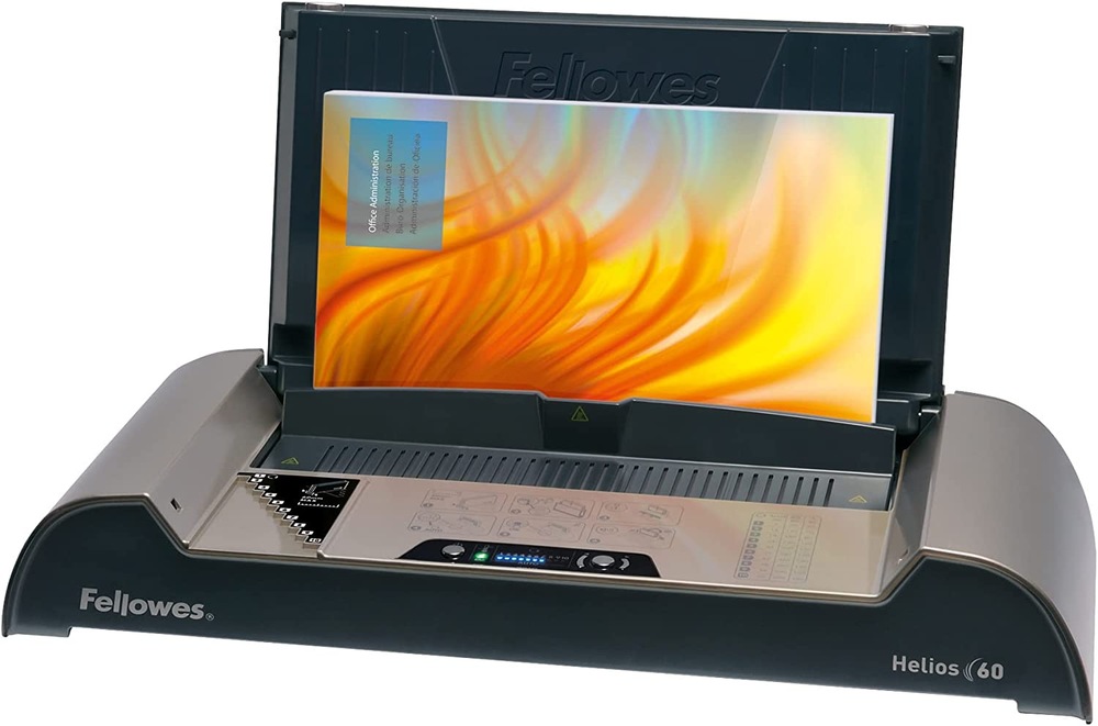 Viazač Fellowes Helios 60, termoväzba čierny/strieborný Viazač Fellowes Helios 60, termoväzba čierny/strieborný