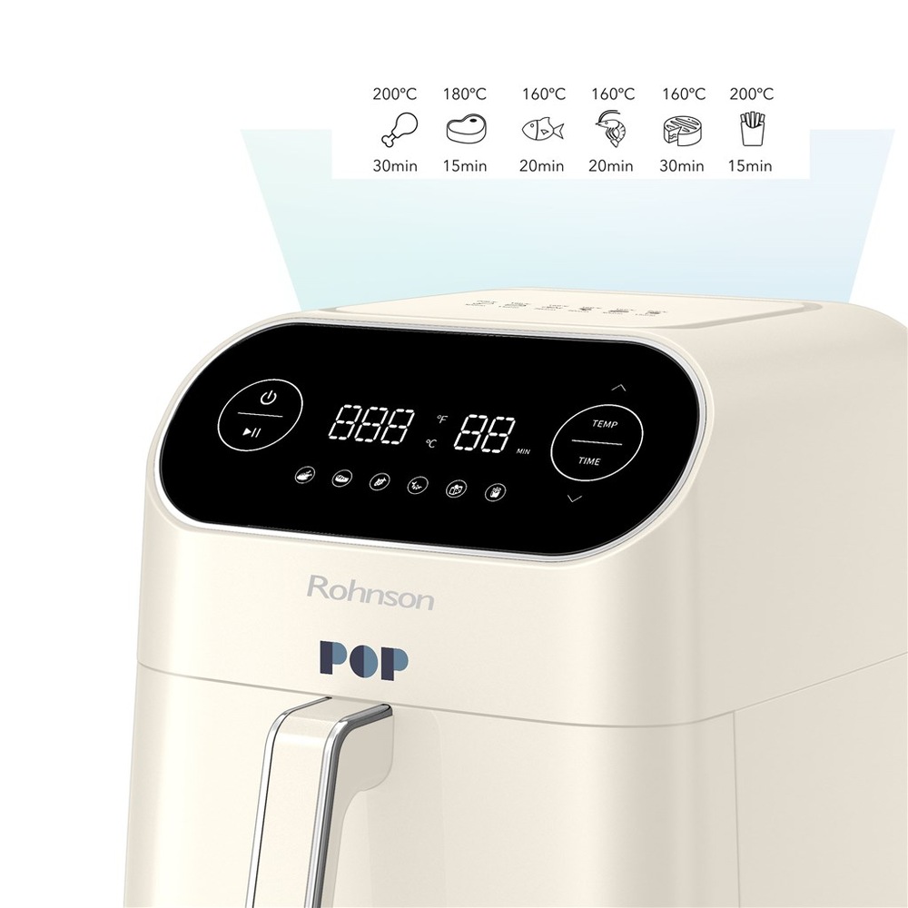 Fritéza teplovzdušná Rohnson R-2859C Creme, 7 l Fritéza teplovzdušná Rohnson R-2859C Creme, 7 l
