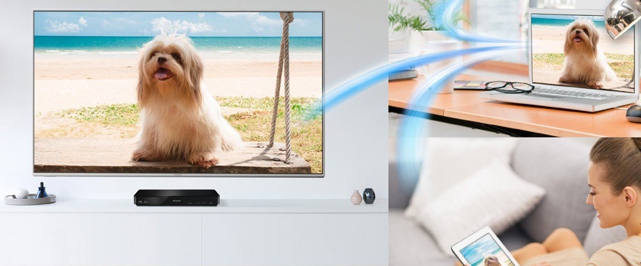 Blu-ray prehrávač Panasonic DMP-BDT181EG strieborný Blu-ray prehrávač Panasonic DMP-BDT181EG strieborný