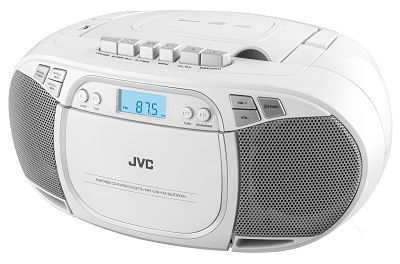 Rádiomagnetofón s CD JVC RC-E451W biely