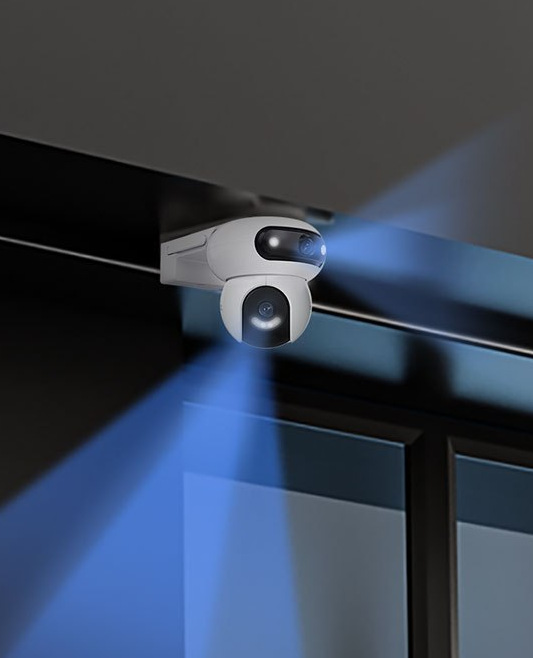 IP kamera EZVIZ PTZ/Dual H90 (4MP+4MP) biela EZVIZ PTZ/Dual H90 stavia na technológii Co-action