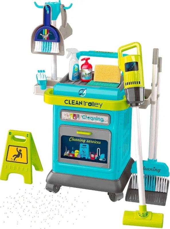 Upratovací vozík Buddy Toys BGP 4116 rozvíja fantáziu a jemnú motoriku
