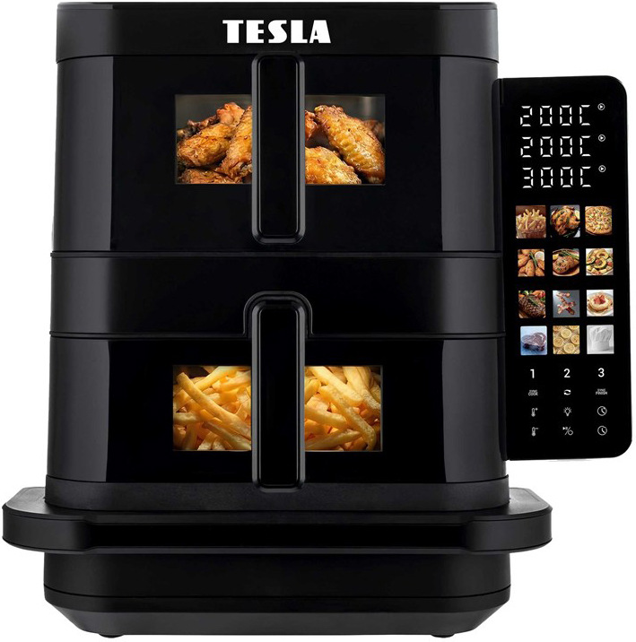 Fritéza horkovzdušná Tesla AirCook TrioZone Q636 XXL