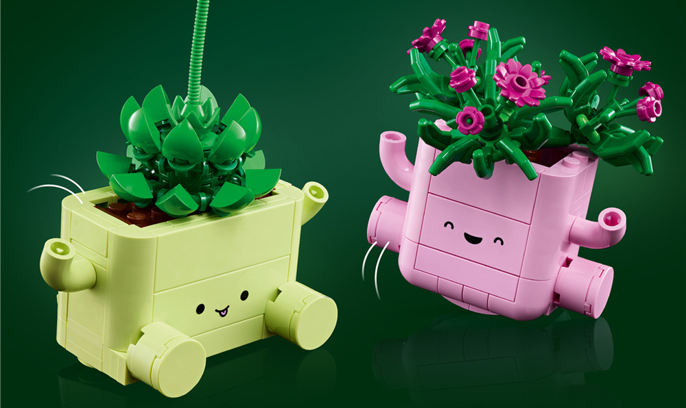 Stavebnica LEGO® Botanicals 11506 Houpající se rostlinky Stavebnica s 253 dielikmi ponúka dve kompaktné rastliny a skvele poslúži aj ako kreatívny darček.