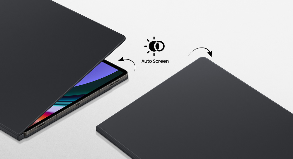 Puzdro na tablet Samsung Smart Book na Galaxy Tab S9/S9 FE/S10 FE biele Samsung Galaxy Tab S9 Smart Book Cover