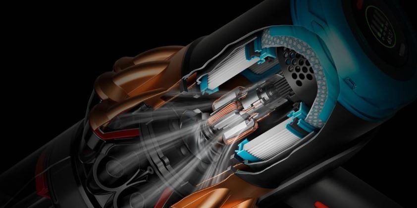 Tyčový vysávač Dyson V16 Piston Animal čierny/medený