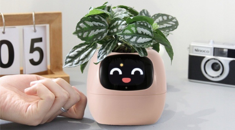 Inteligentný kvetináč Plantsio IVY ružový Chytrý kvetináč Plantsio IVY - ružová