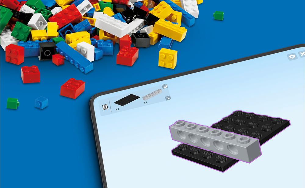 Stavebnica LEGO® City 60415 Honička policejního auta a sporťáku Aplikácia LEGO Builder pomáha s 3D stavaním a zároveň deťom poskytuje priestor pre vlastné dobrodružné príbehy.