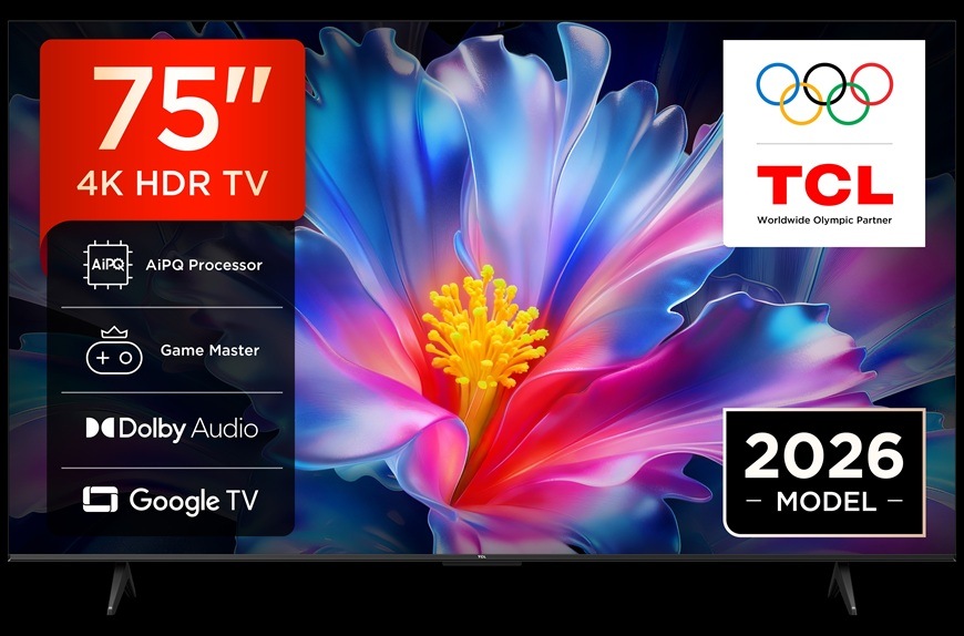 Televízor TLC 75P6L s uhlopriečkou 189 cm.