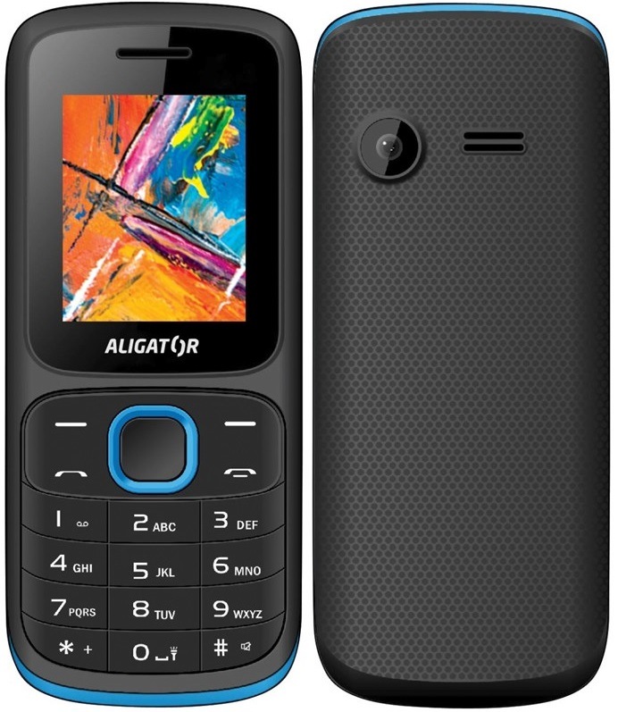 Mobilný telefón Aligator D210 Dual SIM čierny/modrý