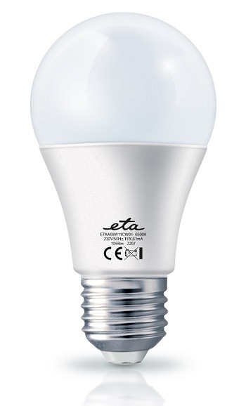 LED žiarovka ETA EKO LEDka klasik 11W, E27, studená biela