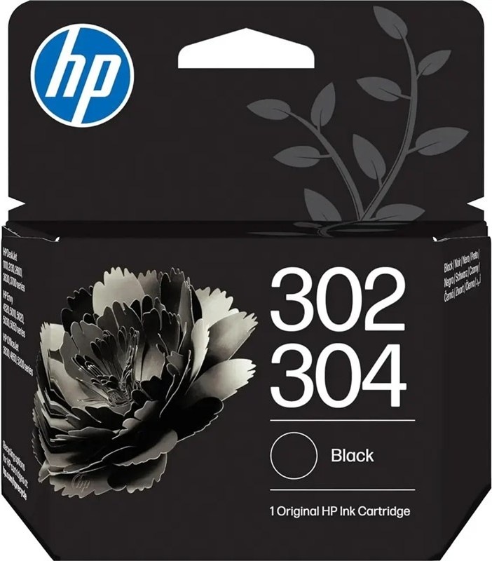 Čierna atramentová náplň HP 302/304 s kapacitou 430 strán 120 strán