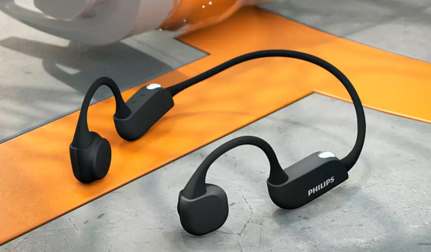 Slúchadlá Philips GO TAA6606BK čierna Philips TAA6606BK, černá