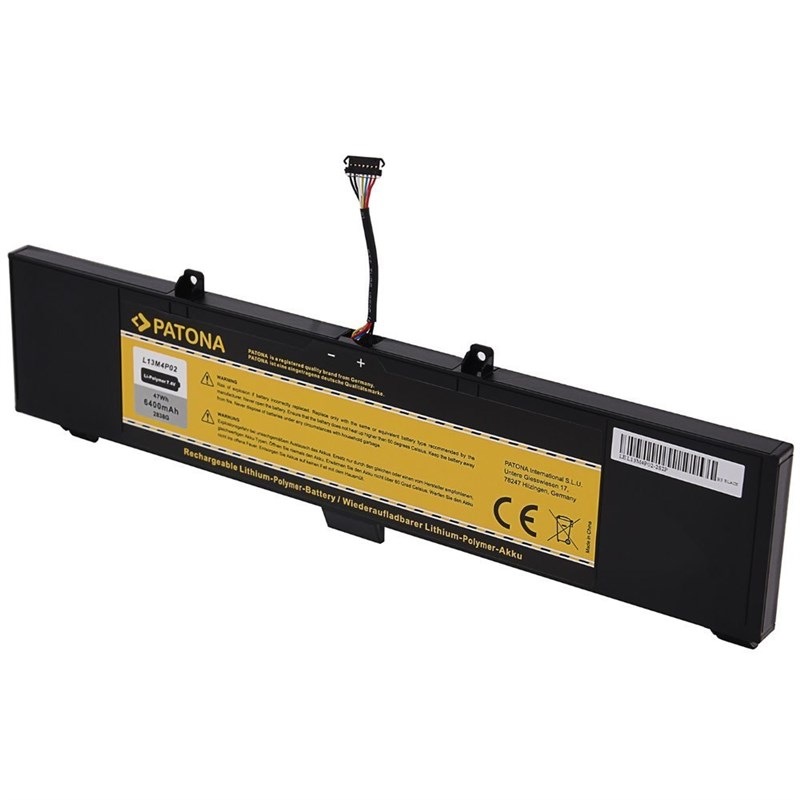 Batéria PATONA pre LENOVO Y50-70 6400mAh Li-Pol 7,4 V L13M4P02, L13N4P01 Batéria PATONA pre LENOVO Y50-70 6400mAh Li-Pol 7,4 V L13M4P02, L13N4P01