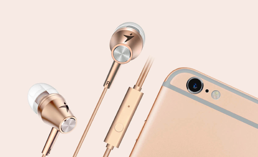 Slúchadlá Genius HS-M360 zlatá Slúchadlá Genius HS-M360 zlatá