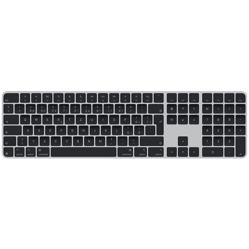 Klávesnica Apple Magic Keyboard s Touch ID a číselnou klávesnicou - SK čierna Klávesnica Apple Magic Keyboard s Touch ID a číselnou klávesnicou - SK čierna