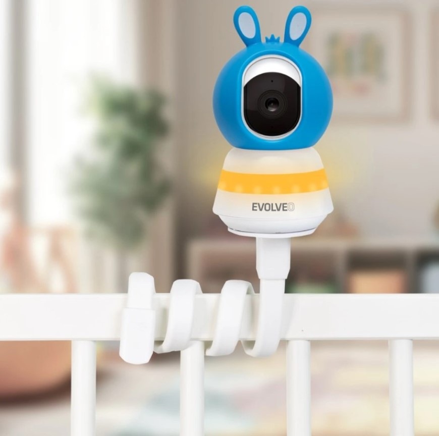 Detská elektronická pestúnka Evolveo Baby Monitor N5, modrá