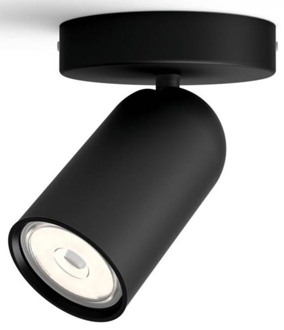 Bodové svietidlo Philips Pongee Single, 1xGU10 čierne