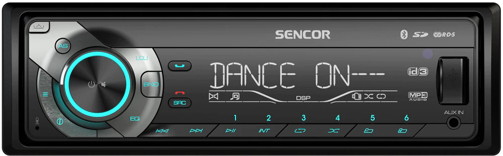Autorádio Sencor SCT 5052BMR čierny