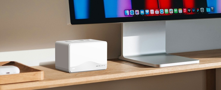 Kompletný Wi-Fi systém Mercusys Halo H25BE BE3600 Mesh Wi-Fi 7 (2 ks) biely