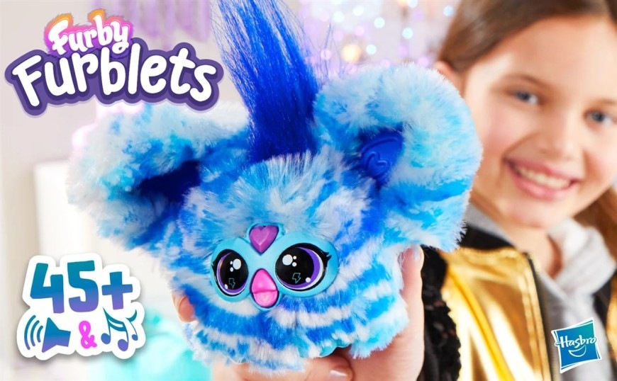 Interaktívne zvieratko Hasbro Furby Furblet Rocker Cool modré Zvieratko Hasbro Furby Furblet Rocker Cool