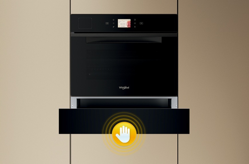 Vstavaná zásuvka Whirlpool WUD0ABF čierna Detail obrázka ohrevnej zásuvky.