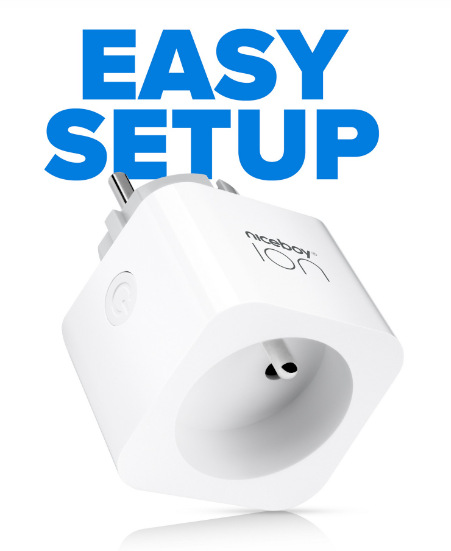 Inteligentná zásuvka Niceboy ION SmartPlug PRO Inteligentná zásuvka Niceboy ION SmartPlug PRO