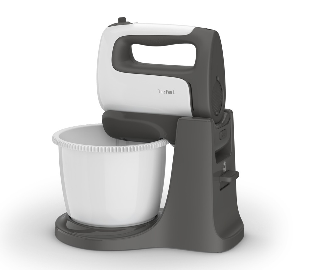 Ručný šľahač s misou Tefal Prep'Mix+ HT464138 biely
