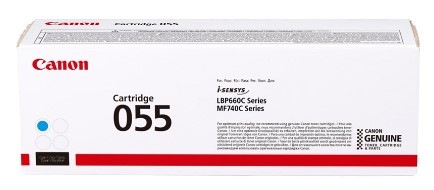 Toner Canon CRG 055, 2100 strán azúrová farba