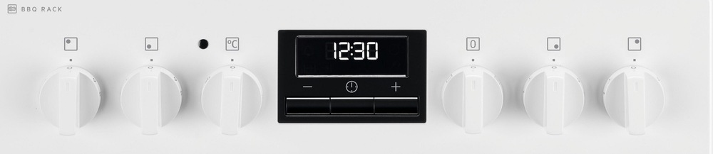 Sklokeramický sporák Electrolux LKR540267W biely Ovládací panel sporáka Electrolux LKR540267W.