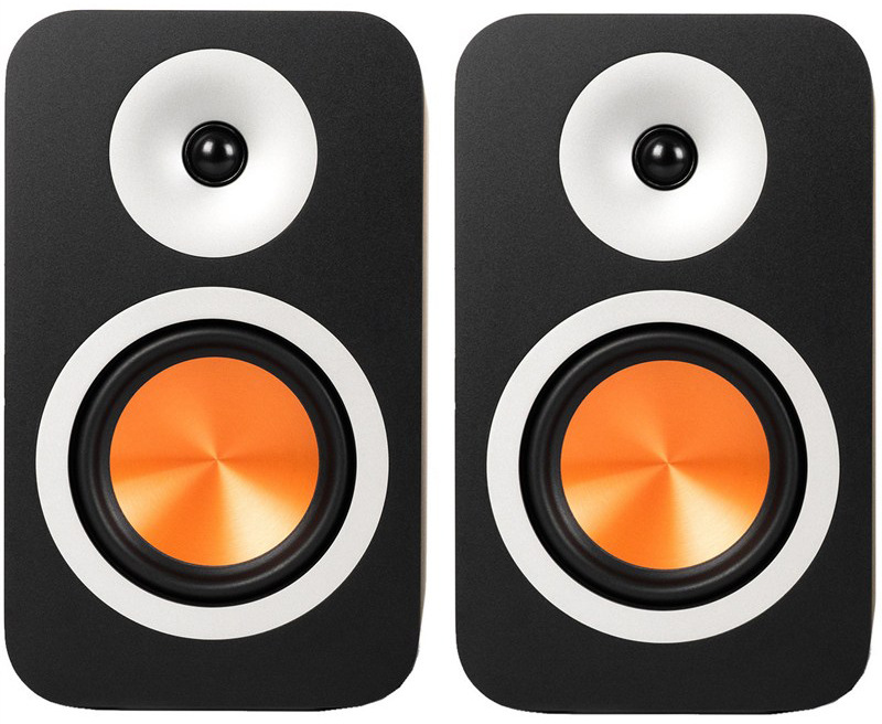 Regálové reproduktory Fosi Audio SP601-B s výkonom 80 W, čierna farba