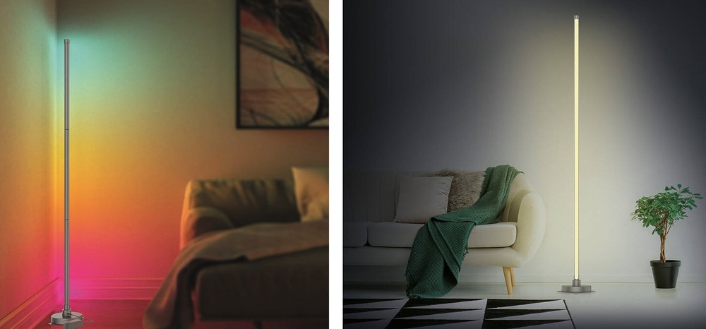 Stojacia lampa Solight LED smart Rainbow, Wi-Fi, RGB, CCT, 140 cm Stojací lampa Solight WO62