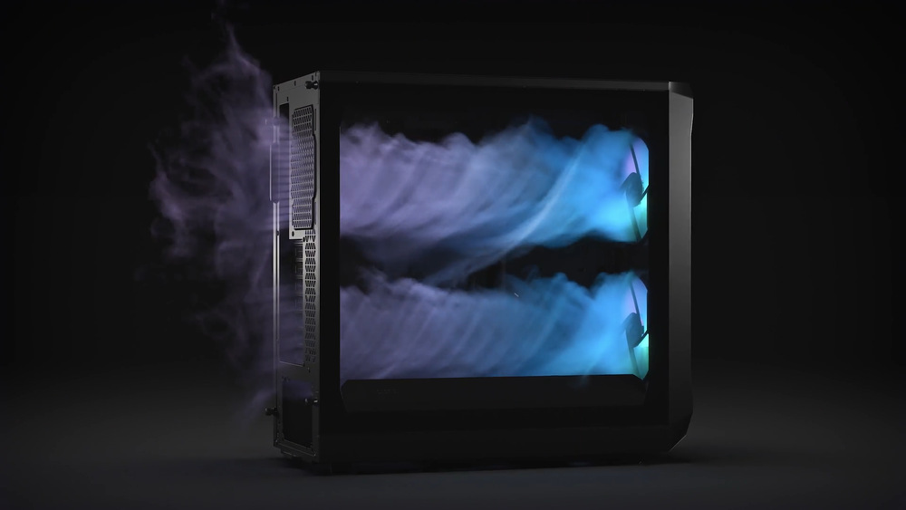 FRACTAL DESIGN Focus 2 RGB Tempered Glass Clear Tint